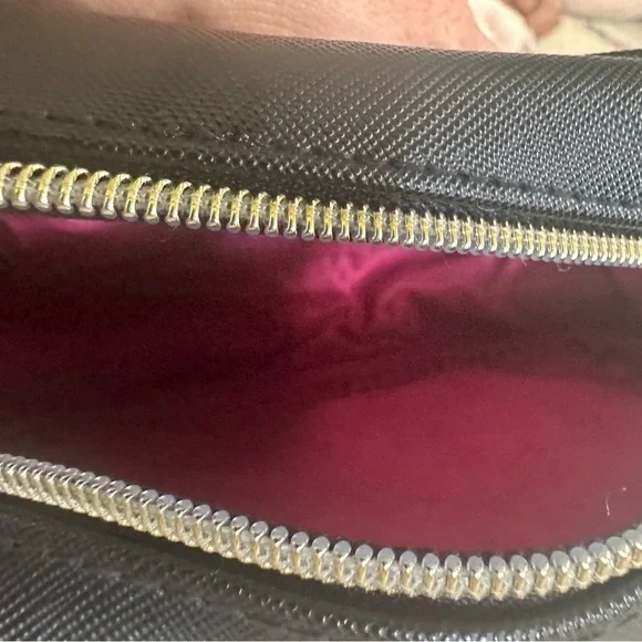 Victoria's Secret Black Leather Crossbody Bag with Tassel - Picture 5 of 5